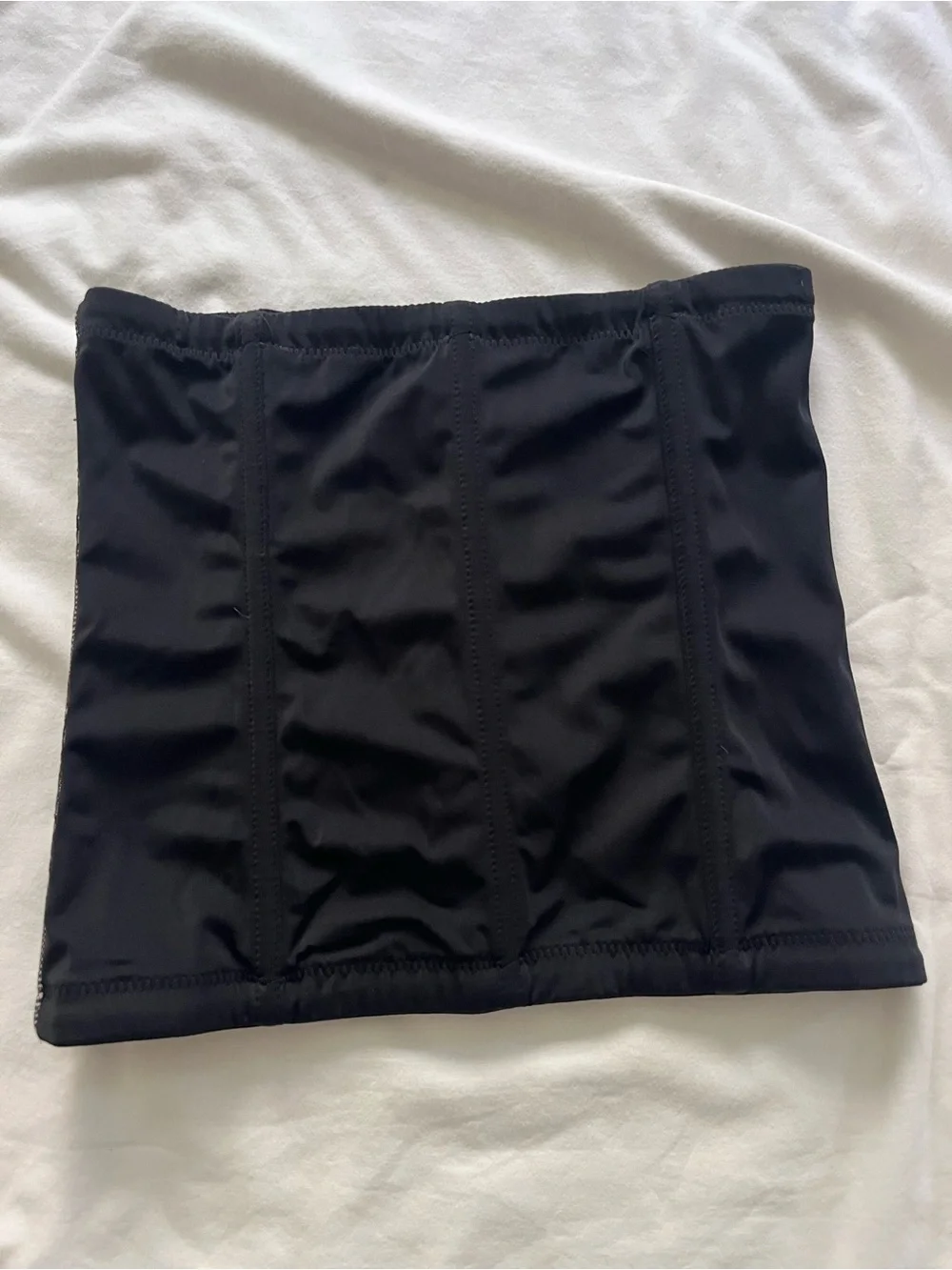 Maidenform Black Floral Girdle Corset Shapewear Small